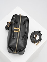 Қара - Luella Grey Alessia Bowler Tote - 5суретінің 5 суреті