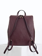Luella Grey Purple Casey Laptop Backpack - Image 2 of 4