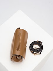 Luella Grey Tan Brown Delia Top Handle Cross-Body - Image 5 of 5