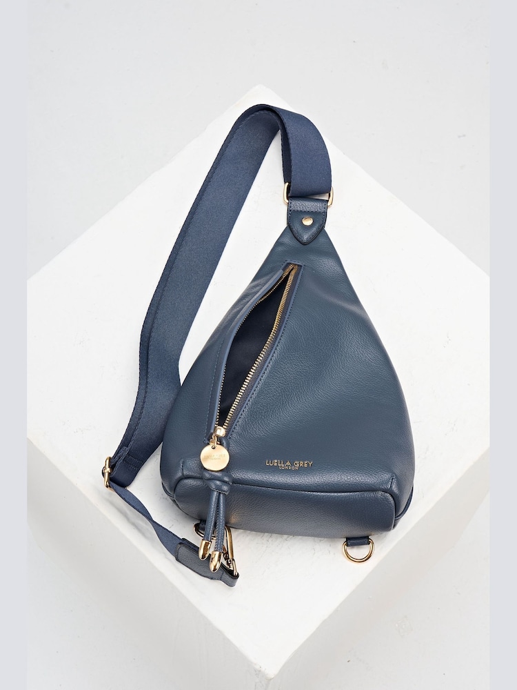 Albastru - Luella Grey Darla Weekend Cross-Body Bag - Imaginea 6 din 6 Albastru - Luella Grey Darla Weekend Cross-Body Bag - Imaginea 6 din 6