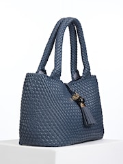 Luella Grey Saskia Tote-Tasche mit Webstruktur - Bild 4 von 5