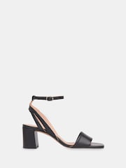 Whistles Black Block Heel Eden Sandals - Image 1 of 3