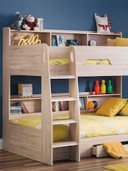 Julian Bowen Oak Kids Storage Bunk Bed - Image 1 of 5