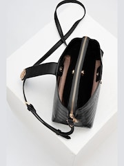 Luella Grey Black Mills Cross-Body Bag - Image 3 of 3