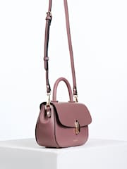 Luella Grey Pink Delia Top Handle Cross-Body - Image 4 of 5