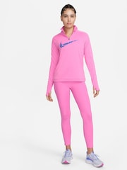 Nike Pink Swoosh Dri-FIT Half Zip Mid Layer - Image 2 of 6