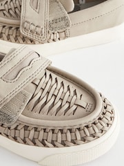 Grey Standard Fit (F) Woven Loafers - Image 6 of 7