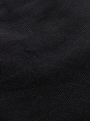 Black Straight Fit Cord Jean Style Trousers - Image 10 of 10