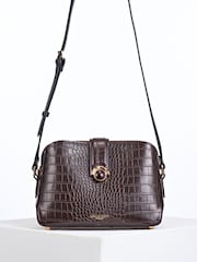 Luella Grey Brown Mills Cross-Body Bag - Image 1 of 3
