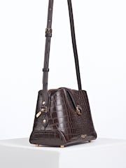 Luella Grey Brown Mills Cross-Body Bag - Image 2 of 3