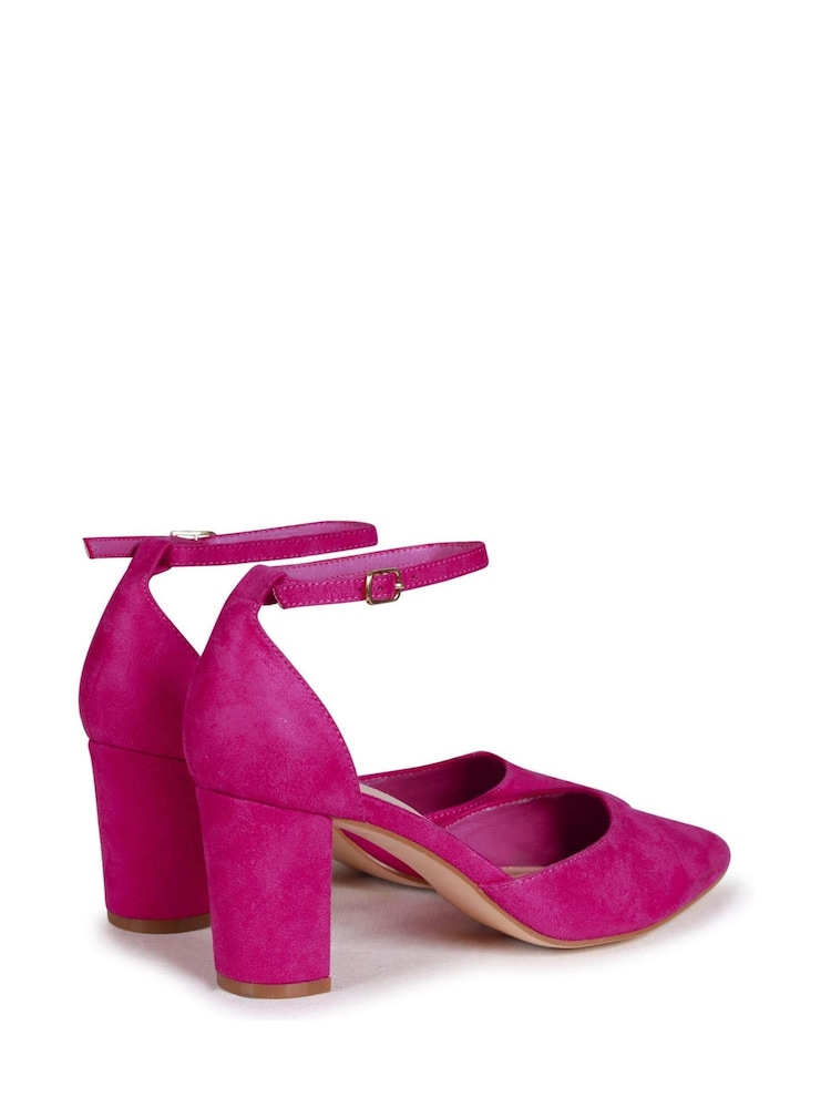 Rosa - Zapatos de salón de tacón cuadrado con parte posterior cerrada Jude de Linzi - Imagen 4 de 4 Rosa - Zapatos de salón de tacón cuadrado con parte posterior cerrada Jude de Linzi - Imagen 4 de 4