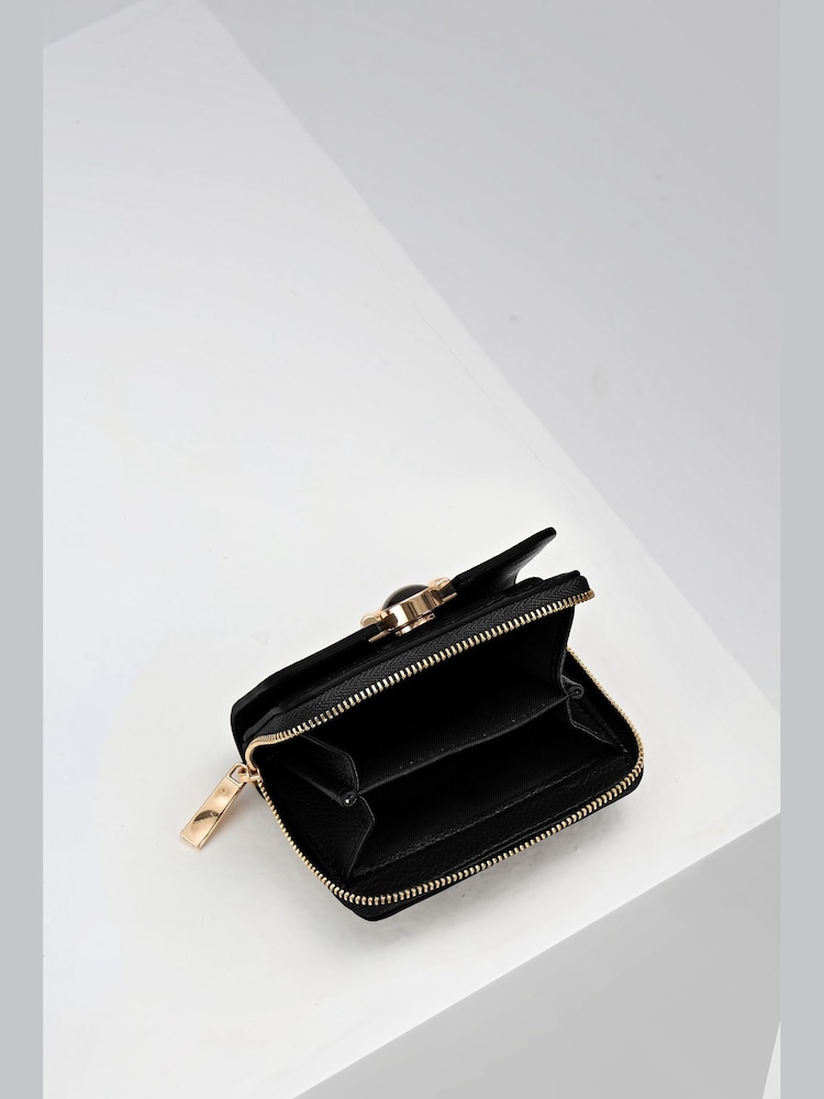 Luella Grey Black Chrome Erin Small Purse - Image 5 of 5