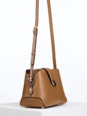 Luella Grey Tan Brown Mills Cross-Body Bag - Image 2 of 3