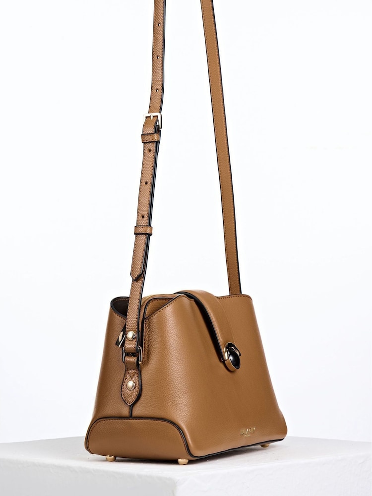 Luella Grey Tan Brown Mills Cross-Body Bag - Image 2 of 3