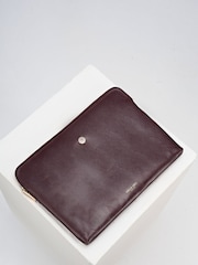 Luella Grey Purple Stella Laptop Tote - Image 4 of 6