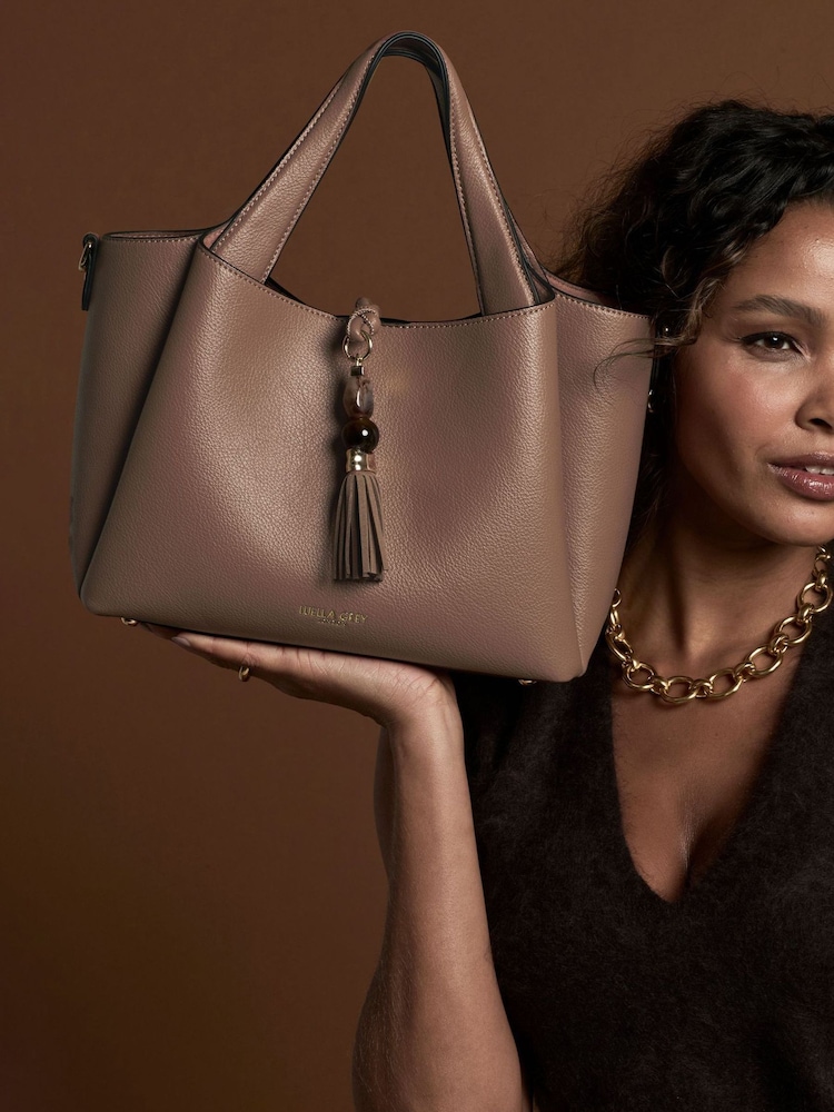 Luella Grey Nude Etta Small Tote - Image 1 of 5