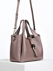Luella Grey Nude Etta Small Tote - Image 4 of 5