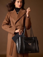Czarny - Torba typu tote na laptopa Luella Grey Francois - Obraz 3 z 6
