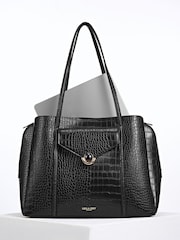 Czarny - Torba typu tote na laptopa Luella Grey Francois - Obraz 4 z 6