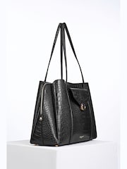 Czarny - Torba typu tote na laptopa Luella Grey Francois - Obraz 5 z 6