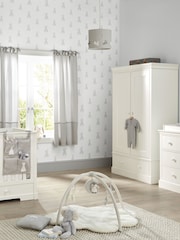 Mamas & Papas White Oxford 3 Piece Nursery Furniture Set - Image 1 of 11