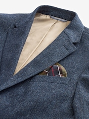 Barbour® Blue Donegal Slim Fit Suit Jacket - Image 11 of 19