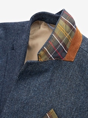 Barbour® Blue Donegal Slim Fit Suit Jacket - Image 12 of 19