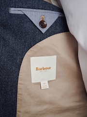 Barbour® Blue Donegal Slim Fit Suit Jacket - Image 13 of 19
