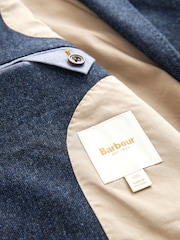 Barbour® Blue Donegal Slim Fit Suit Jacket - Image 14 of 19