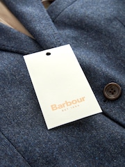 Barbour® Blue Donegal Slim Fit Suit Jacket - Image 15 of 19