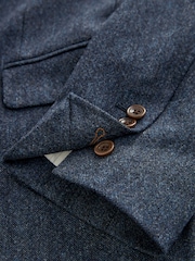 Barbour® Blue Donegal Slim Fit Suit Jacket - Image 16 of 19