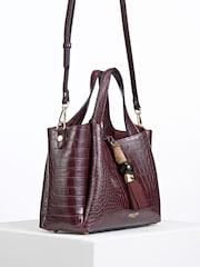 Morado - Bolso tote pequeño Etta de Luella Grey - Imagen 4 de 5