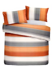 Fusion Orange Betley Duvet Cover and Pillowcase Set - Image 2 of 2