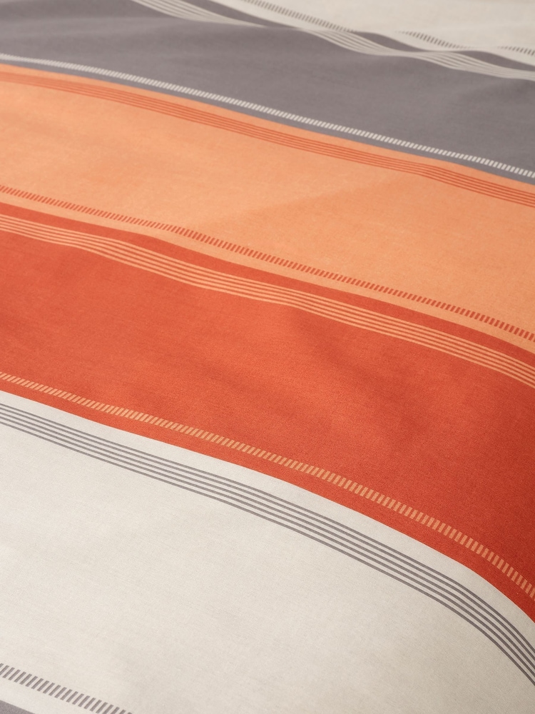 Fusion Orange Betley Duvet Cover and Pillowcase Set - Image 3 of 3