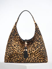 Marrón - Luella Grey Pandora Suede Hobo Bag - Imagen 6 de 7