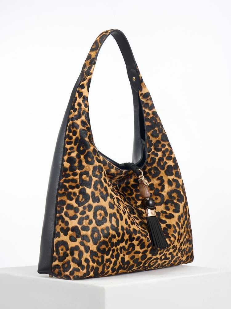 Marrón - Luella Grey Pandora Suede Hobo Bag - Imagen 7 de 7 Marrón - Luella Grey Pandora Suede Hobo Bag - Imagen 7 de 7