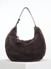 Ruskea - Luella Grey Theodora Scoop Hobo Bag - Kuva 2 / 4