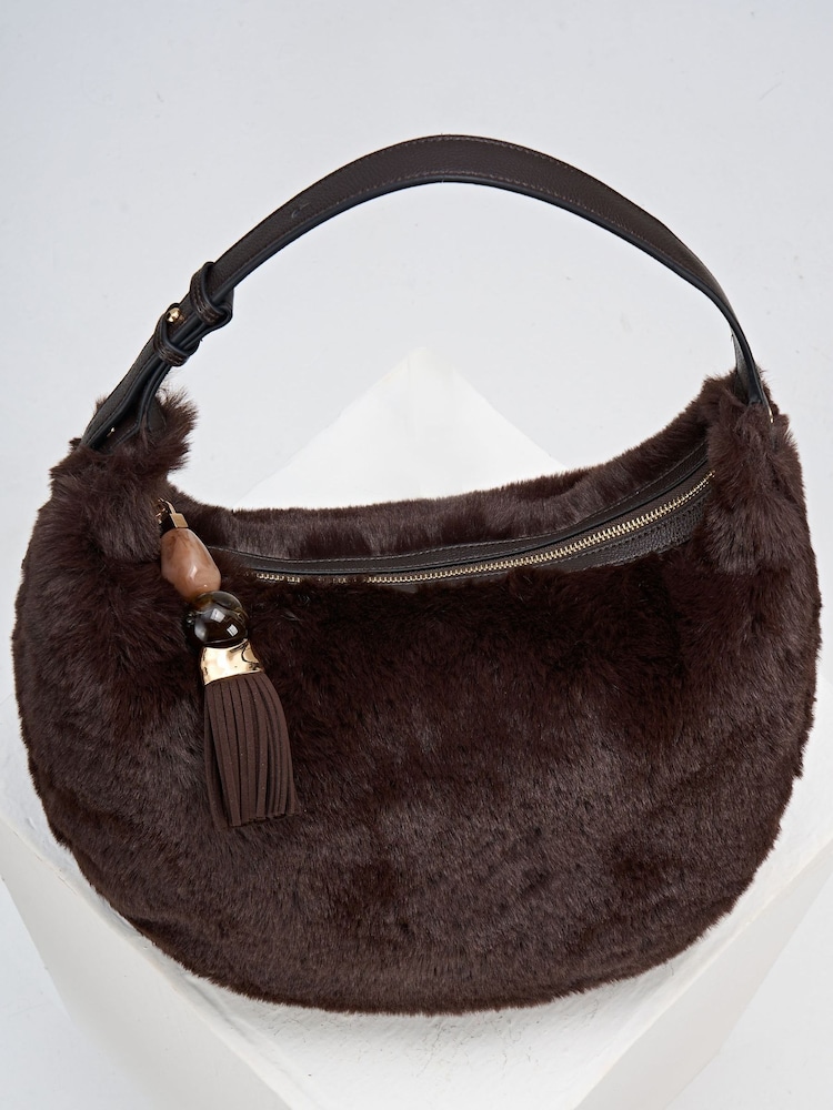 Ruskea - Luella Grey Theodora Scoop Hobo Bag - Kuva 4 / 4 Ruskea - Luella Grey Theodora Scoop Hobo Bag - Kuva 4 / 4