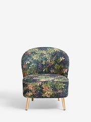 Clarke & Clarke Congo Amethyst Emerald Green Meteo Accent Chair - Image 6 of 7