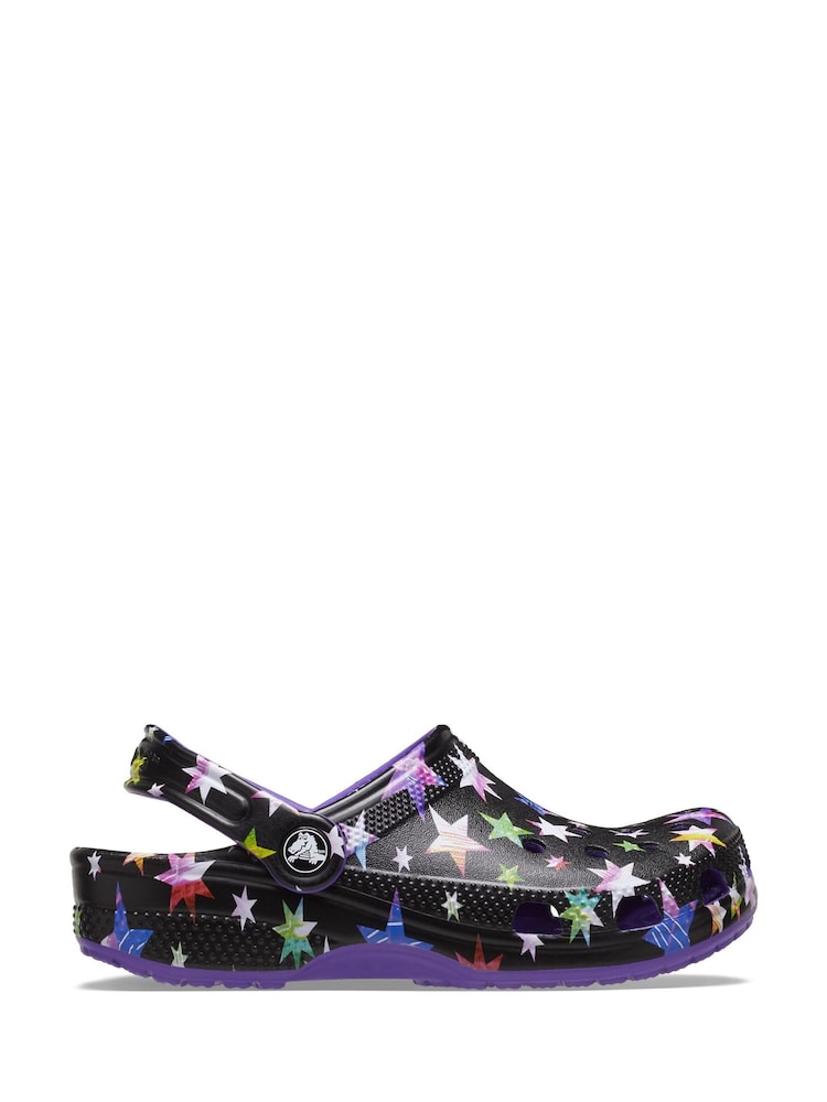 Crocs Black Star Toddler Classic Clogs - Image 1 of 4