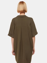 Whistles Green Mel Relaxed Dress - Image 2 of 5
