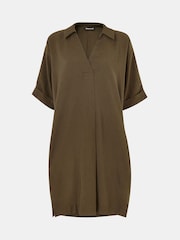 Whistles Green Mel Relaxed Dress - Image 5 of 5