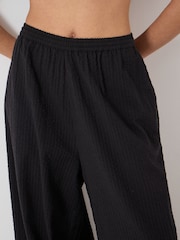 Hush Black Balloon Seersucker Beach Trousers - Image 4 of 6