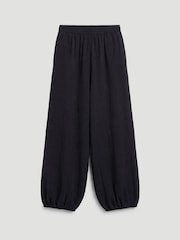 Hush Black Balloon Seersucker Beach Trousers - Image 6 of 6