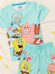 Vanilla Underground Çocuk Sünger Bob Kare Pantolon Kısa Pijama - Image 2 of 5