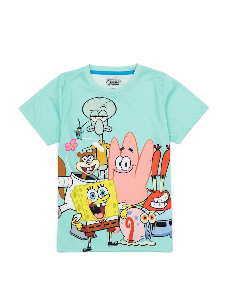 Vanilla Underground Çocuk Sünger Bob Kare Pantolon Kısa Pijama - Image 3 of 5