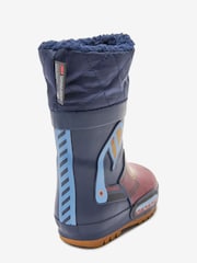 Marineblau, Bagger - Thinsulate™ Warm gefütterte Gummistiefel mit Manschette - Bild 3 von 4