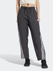 adidas Black Sportswear Future Icons 3-Stripes Woven Joggers - Image 1 of 6