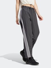 adidas Black Sportswear Future Icons 3-Stripes Woven Joggers - Image 3 of 6