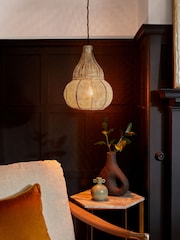 Brushed Silver Tangier Easy Fit Pendant Light Shade - Image 3 of 8